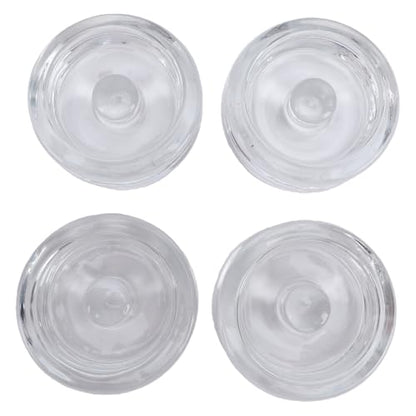 SUNGOOYUE Glass Fermentation Weights Mason Jar Glass Fermentation Weight, 7Cm Mason Jar Weight For Wide Mouth, Stones For Pickling Kimchi (4PCS Transparent)