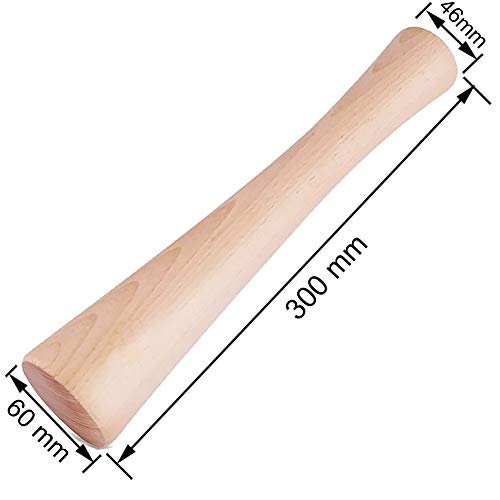 Lomodo 12 Inch Wood Pickle Sticks Sauerkraut Packer Sauerkraut Pounder for Mason Jars Vegetable Fermentation