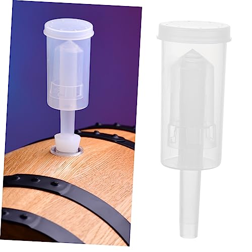 2pcs Plastic Check Valves for Wine Fermentation Three-piece Design Easy to Clean Safe and Sanitary for Home Brewing and Wine Preservation