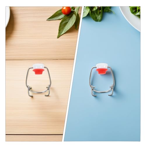 OUNONA Swing Top Glass Bottle Caps Airtight Bottle Stoppers with Silicone Gaskets Leakproof Reusable Replacement Tops for Beer Vinegar Oil Syrup Bottles 10 Pcs 2.75 in