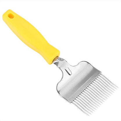Stainless Steel Uncapping Fork for Honey Extracting Beekeeping Tool Bee Hive Honeycomb Fork Beekeeping Supplies Professional Honey Extraction Equipment