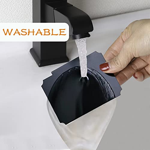 20 Basket Labels Clip On, Reusable Labels for Storage Bins, Removable Chalk Labels for Containers, Kitchen Closet Baskets and Storage Basket Holders with 2 White Chalk Markers - style: Rectangular 20