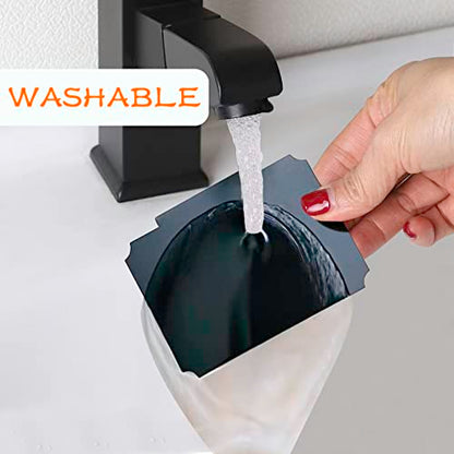 20 Basket Labels Clip On, Reusable Labels for Storage Bins, Removable Chalk Labels for Containers, Kitchen Closet Baskets and Storage Basket Holders with 2 White Chalk Markers - style: Rectangular 20