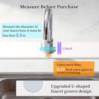 Diatomaceous Stone Drying Mat for Kitchen Counter with Sink Faucet Mat, White Absorbent Quick Dry Dish Drying Mat Set, Diatomite Stone Slat Countertop Pad for Dishes, Cups - color: White