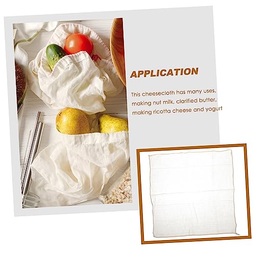 Housoutil 6pcs Cheesecloth for Straining, Tofu Press Cloth 100% Pure Cotton Reusable Cheese Cloth Fabric, Unbleached Ultra Fine Fabric