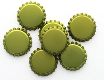 Red Bottle Capper with Gold Crown Oxygen Barrier Beer Bottle Caps (144 Ct)