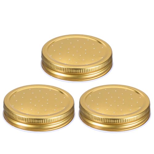 Yardwe 3pcs Metal Bee Hive Feeding Covers for Beekeeping, Effortless Setup and Steady Water Supply, Yellow Bee Watering Station Replacement Lids for Beehive Entrance