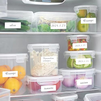 Removable Freezer Labels, Date Label 1x3 Inch Food Storage Stickers, Waterproof Oil Resistant Easy Clean Leaves no Residue 250 Total Per Roll,2 Rolls - color: White, size: 1×3 inch-2 rolls