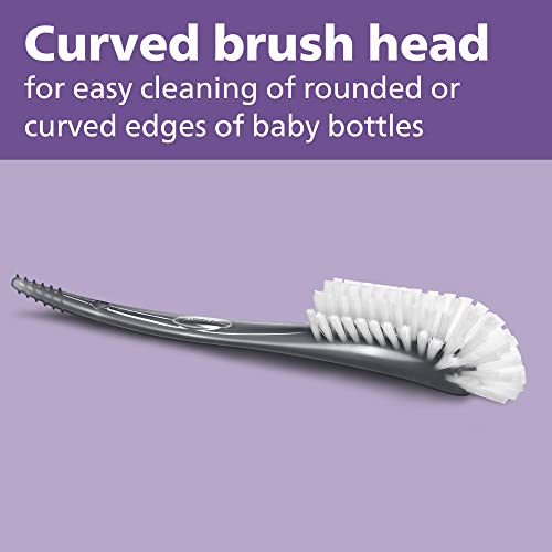 Philips AVENT Baby Bottle and Nipple Brush,Grey,SCF145/18,(Pack of 12) - size: 1 Count (Pack of 12)