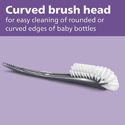 Philips AVENT Baby Bottle and Nipple Brush,Grey,SCF145/18,(Pack of 12) - size: 1 Count (Pack of 12)