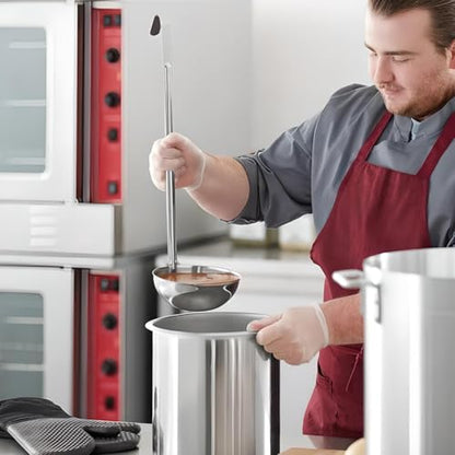 OCS Parts Pro Series Stainless Steel Culinary Ladle | 24-Ounce | One-Piece Dishwasher Safe Home, Restaurant, Buffet and Catering Serving Ladle for Sauces, Soup, Gravy, and Salad Dressing - size: 24 Ounce