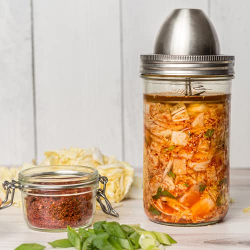 Le Parfait Stainless Steel Fermenting Kit with 1L Glass Jar, 1 EA