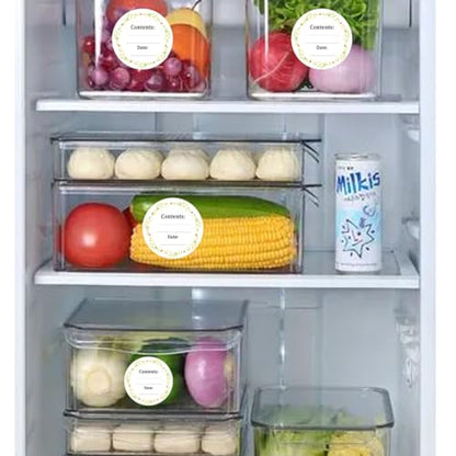 Dissolvable Canning Labels for Mason Jars,1.5 Inch Dissolvable Food Stickers Removable Freezer Food Date Labels for Food Containers(Pack-200) - size: 1.5 inch