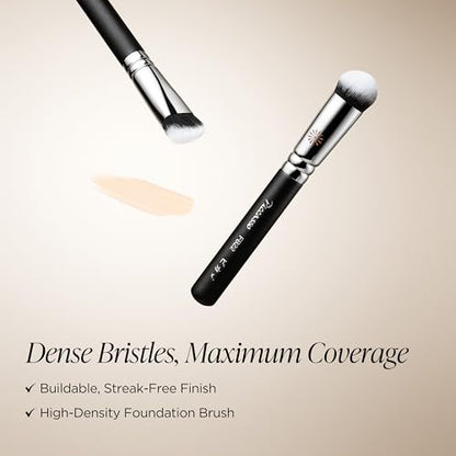 Korean FB22 Foundation Spatula – Professional Stainless Steel Makeup Tool for Thin, Seamless Foundation & Cream Blending (Dome) - color: Dome