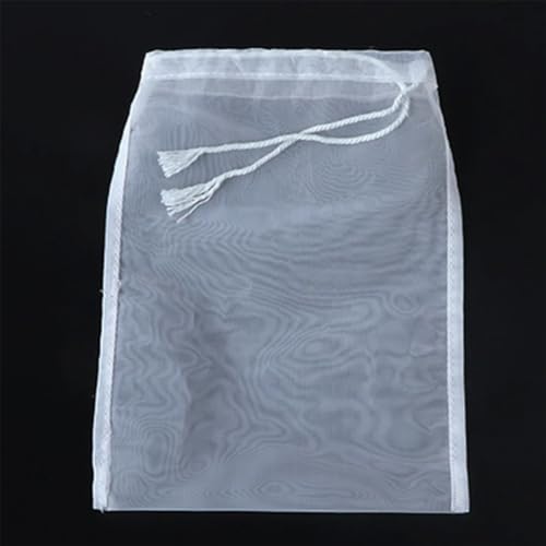 150 Micron Fine Mesh Nylon Filter Bag 5.9x7.8 Inch Reusable Drawstring Food Strainer Bags for Nut Milk, Juices, Cold Brew, Home Brewing - color: 100 Mesh, size: 5.9x7.8 Inch