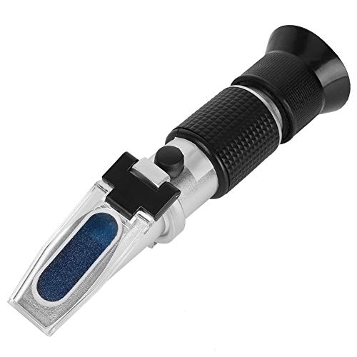 Refractometer with ATC, RHB-10ATC Digital Handheld 0-80% Meter, 0.1% Refractometer for Beer Wine Brewing