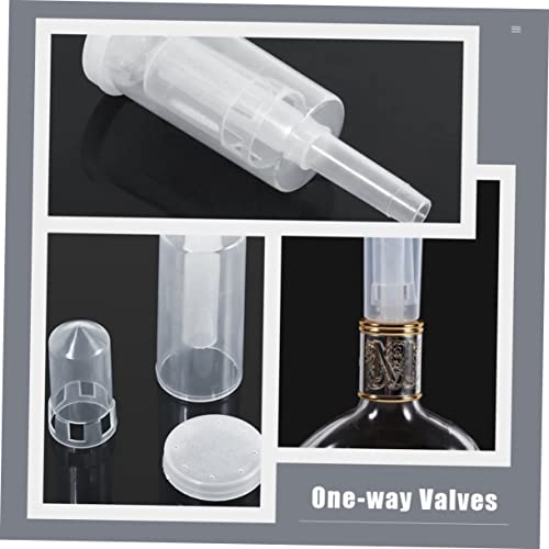 3sets Wine Non-return Valves Air Locks for Home Brew Fermenter Accessories