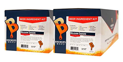 Brewer's Best Home Brew Beer Ingredient Kit (Belgian Saison) (5 Gallon) 2 pack