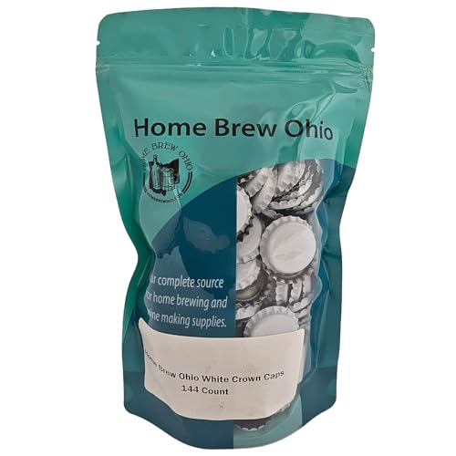 White Oxygen Barrier Crown Caps 144 Count by Home Brew Ohio