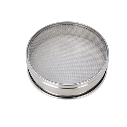 LABALPHA 12 Mesh Lab Sieves, #12 Mesh Test Sieve, 8'' Diameter, 304 Stainless Steel Wire Cloth (1.7mm) - size: 12 mesh (1.7mm)