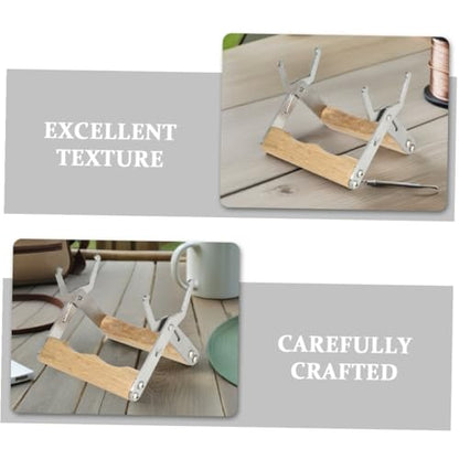Hemoton 3pcs Beehive Frame Holder and Bee Frame Grip Tool with Wooden Handle for Beekeeping Hive Lifting and Secure Handling in Apiary Equipment
