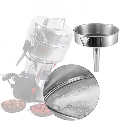 7 inch Stainless Steel Funnel with 120 Mesh Welded Filter Screen for Transferring Liquid, Oil, Powder, Resin
