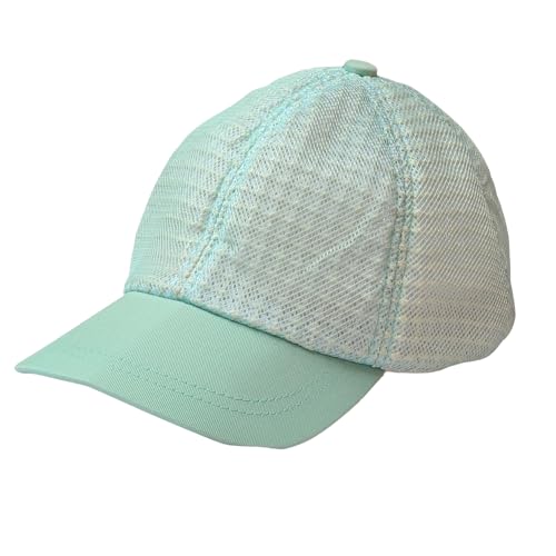 Three Layer Ventilated Beekeeping Veil in Round (3-Layer Hat, Aqua P-Cap) - color: Aqua P-CAP