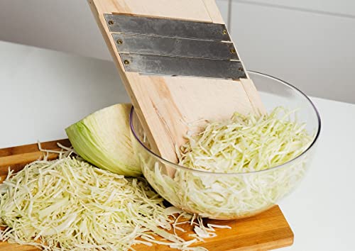 2 pcs Wooden Cabbage Shredder for Coleslaw