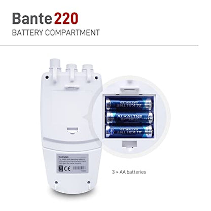 Bante 220 Portable pH Meter, ±0.01 pH Accuracy, 1 to 3 Points Calibration, Automatic Temperature Compensation, Auto-Read Measurement Endpoint, 100 Sets of Data Storage