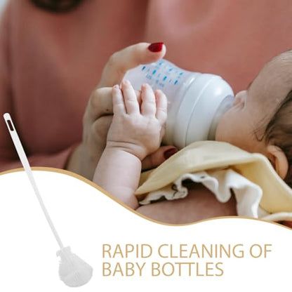 Cabilock Silicone Bottle Brush for Baby Bottles with Soft Bristles Long Handle Cleaning Brush for Narrow Neck Water Bottles Tumblers and Sports Bottles
