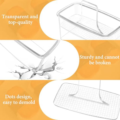 2PCS Clear Musubi Press Mold, Non-Stick Musubi Maker, BPA-Free Onigiri Mold Sushi Press for Hawaiian Musubi Home DIY (with 2 Rice Ladles) - color: 2 Pcs Transparent