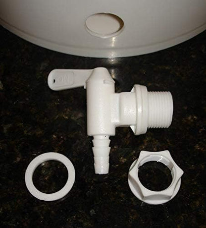 Bucket Spigot 5 Gallon Bucket Spigot Fermentation Bucket Spigot for Homebrew Wine Making Beer Kegging by LUCKEG 6PCS