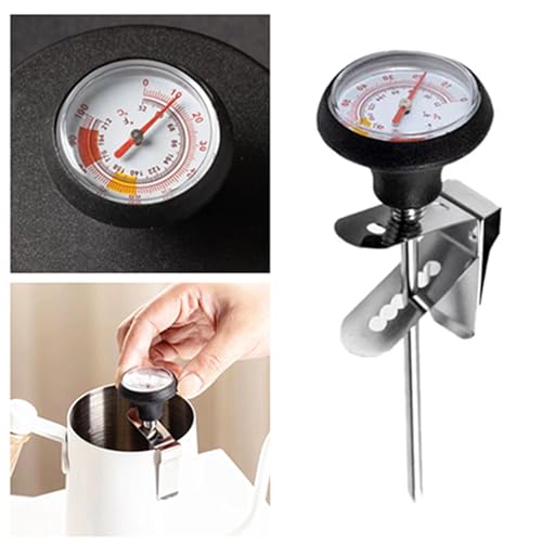 Milk Frothing Thermometer for Coffee Chocolate Cappuccino Frothy Milk Foam Stainless Steel Thermometer Latte Art Pen - color: Thermometer Latte Art Pen