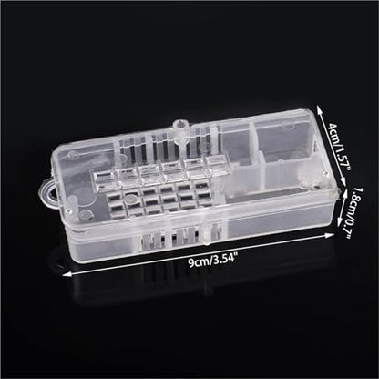 Queen Bee Cage 30pcs Bee Tools King Transparent Cage Transport Queen Rearing Cell Prisoner Beekeeping Supplies for Beekeeping Supplies