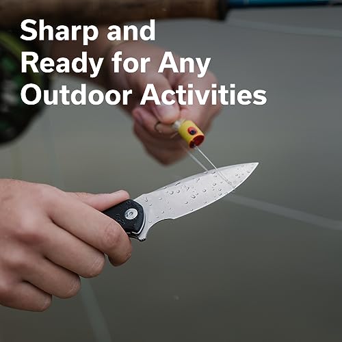 CIVIVI Mini Praxis Folding Pocket Knife, 2.98" D2 Steel Blade G10 Handle Small EDC Knife with Pocket Clip for Men Women, Sharp Camping Survival Hiking Knives C18026C-2 - color: Black
