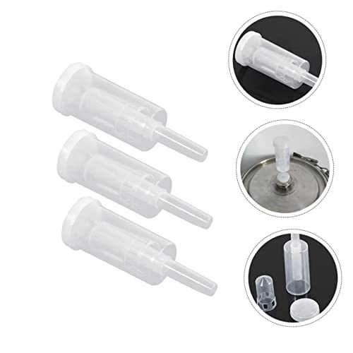 Luxshiny Brewing Airlock Kit 3 Sets of Airlocks for Fermenting Brew One-Way Valves Check Valves for Wine Beer Making