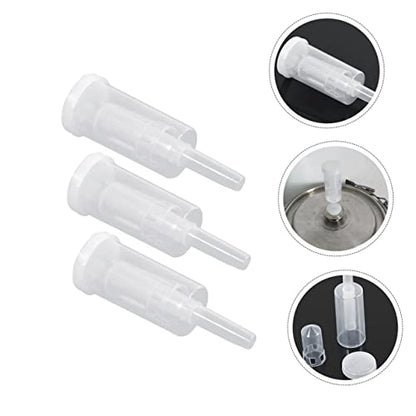 Luxshiny Brewing Airlock Kit 3 Sets of Airlocks for Fermenting Brew One-Way Valves Check Valves for Wine Beer Making