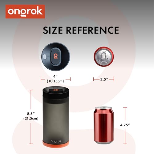 ONGROK Glass Storage Jar with Vacuum Pump Technology, Air Proof Containers to Preserve Smell and Aroma (1200ml (3oz)) - size: 1200ml (3oz)