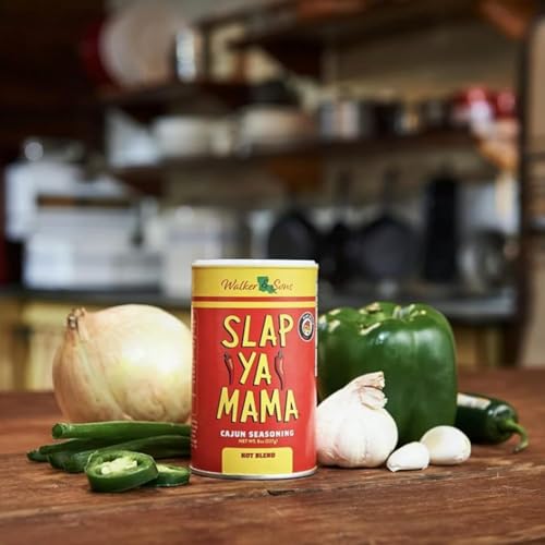 Slap Ya Mama Gift Set with Makin' Groceries Kitchen Towel - Authentic Louisiana Creole Spice Collection for Grilling Seafood Meats, Perfect Kitchen Essential Gift for Cajun Cooking Parties