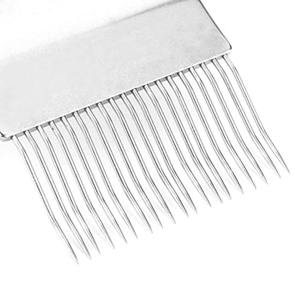 Fdit Bee Keeping Uncapping Fork Stainless Steel Honey Comb Beekeeping Tine Uncapping Fork Hive for Beekeeping Accessories