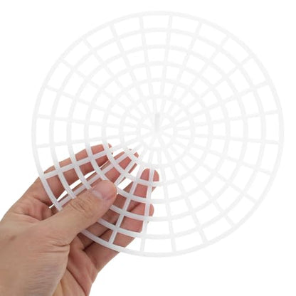 VOSAREA 5pcs Pickles Jar Weight Press Pickles Tool Fermentation Food Plastic Mesh Jar Press Plate for Fermentation Vegetable Canning Supplies