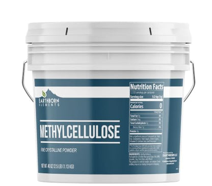 Earthborn Elements Methylcellulose (1 Gallon), No Emulsifiers Or Additives, Food Grade