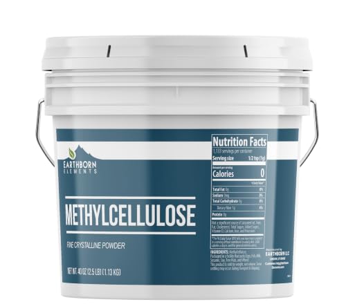 Earthborn Elements Methylcellulose (1 Gallon), No Emulsifiers Or Additives, Food Grade