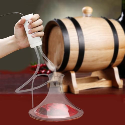 Portable Electric Siphon Pump Self Priming for Bottling Beer Liquids USB Rechargeable Compact Low Noise Leakproof with Soft Tube- tube 1.6m - color: tube 1.6m