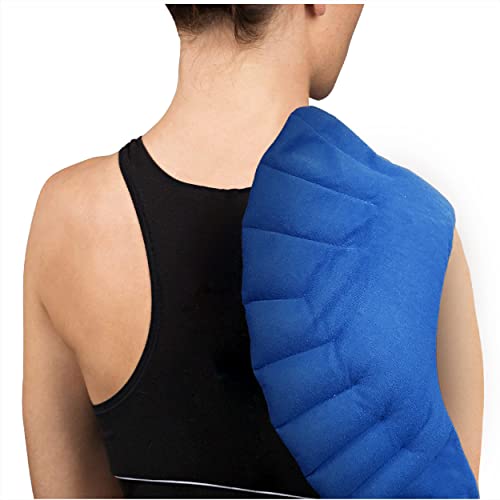 NatraCure Microwaveable Warming Shoulder Wrap Pad w/Heat Shield Technology