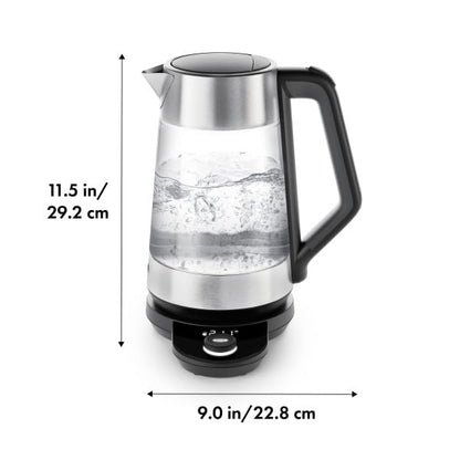 OXO Brew Adjustable Temperature Kettle, Electric Kettle, Glass and Stainless Steel, Holds Temperature for 30 Minutes