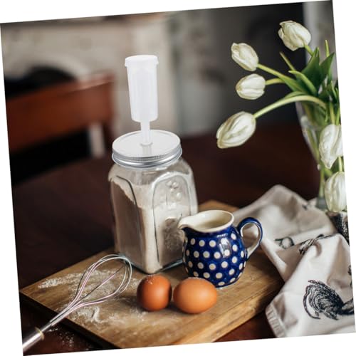 Fermentation Jar Lid Kit for Wide Mouth Mason Jars 87mm Diameter with Tinplate Lid and Airlock Fermenter Accessories for Pickling and Home Kitchen Use Random Color