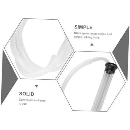 Cabilock 1Set Automatic Siphon Transfer Tool Reusable Homebrew Siphon Tubing Auto Siphon with Clear Hose for Wine Making and Liquid Transfer Design