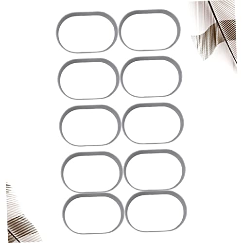 COLLBATH 10-Piece Stainless Steel Cheese Mold Set for Baking Versatile Cake and Chocolate Moulds for Cheesecake and Dessert Making - color: Silver