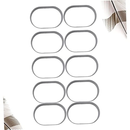 COLLBATH 10-Piece Stainless Steel Cheese Mold Set for Baking Versatile Cake and Chocolate Moulds for Cheesecake and Dessert Making - color: Silver